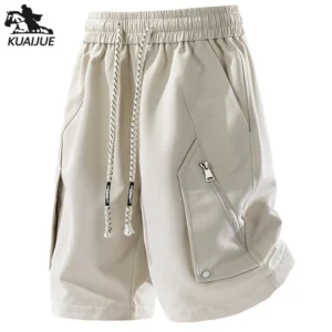 1501 Men's shorts in sizes 6XL, 7XL, 8XL, summer new men's shorts, sport solid color casual pants, five-point fitness sport pant