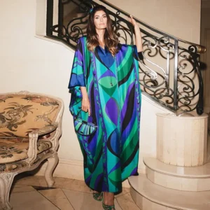 Blue Green And Purple Print