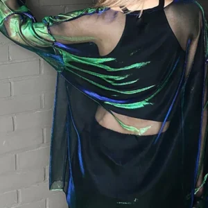 Iridescent Blue Green