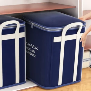 Zipped Bedding Storage Bag with Carry Handles