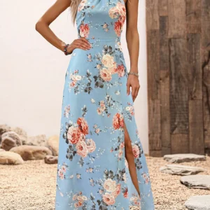 Sky Blue Floral