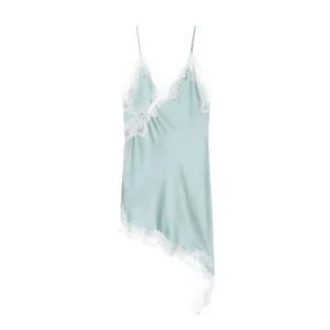 Light Blue With White Lace