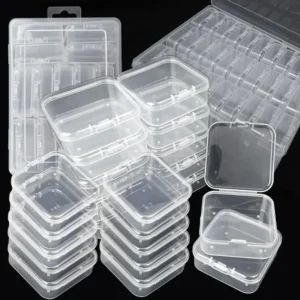 Clear Craft Storage Box with Mini Containers