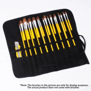 Roll-Up Brush Organizer with 22 Slots