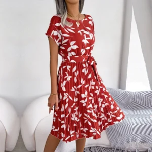 Red Leaf Print