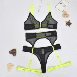 Black With Lime