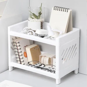 Two-Tier Desktop Storage Shelf