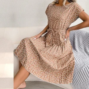 Tan Small Floral