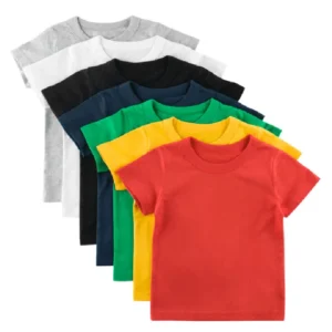 Boys' Cotton Shirt or T-Shirt – Short Sleeve