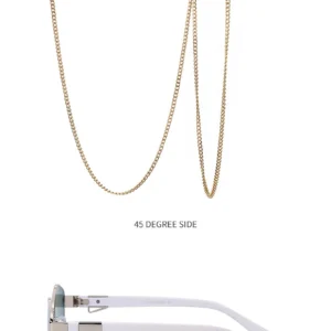 Light frame, blue-grey lenses / إطار فاتح وعدسات زرقاء رمادية