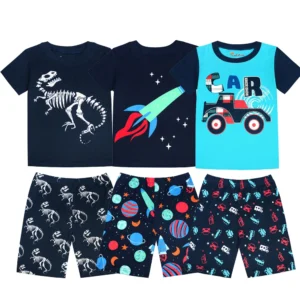 Boys' Cotton Pyjamas – Short Sleeve