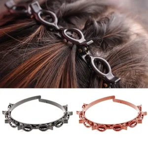 Twist-Styling Headband with Mini Clips