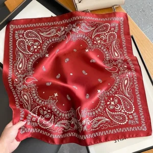 Red Bandana Print
