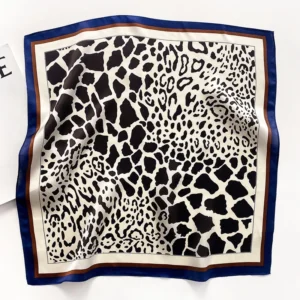 Navy-border Animal Print