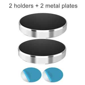 2pcs Silver