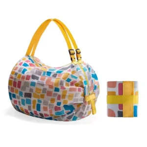Foldaway Pleated Shopping Tote