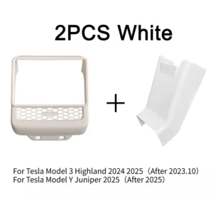 2PCS white