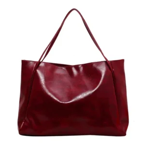 Soft Everyday Shoulder Tote with Snap Closure