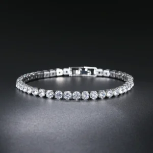 4 mm Cubic Zirconia Tennis Bracelet