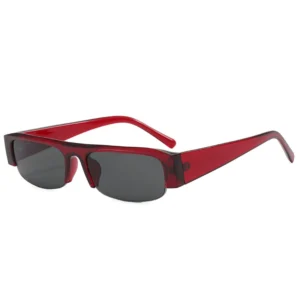 Red frame, grey lenses / إطار أحمر وعدسات رمادية