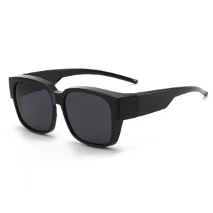 Rectangular Fit-Over Sunglasses with Wide Temples