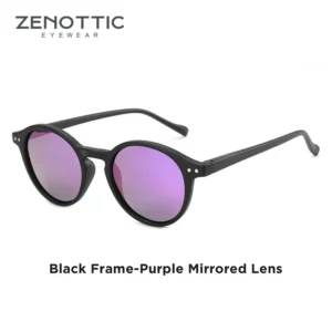 Black frame, purple mirror lenses / إطار أسود وعدسات بنفسجية عاكسة