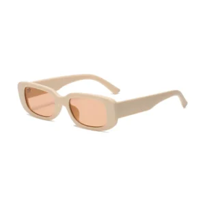 Beige frame, peach lenses / إطار بيج وعدسات خوخية