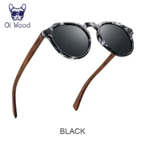 Grey-pattern frame, dark lenses / إطار رمادي منقوش وعدسات داكنة