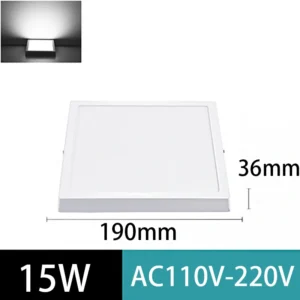 Square White 15W