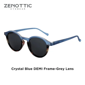 Blue two-tone frame, grey lenses / إطار أزرق ثنائي اللون وعدسات رمادية