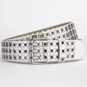 White With Silver-tone