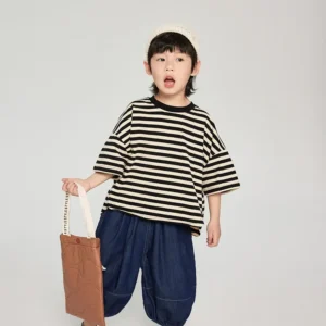 Boys' Cotton Shirt or T-Shirt – Striped