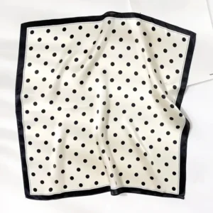 Cream Black Dots