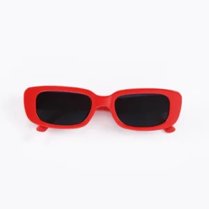 Red frame, dark lenses / إطار أحمر وعدسات داكنة