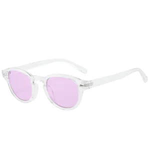 Clear frame, lilac lenses / إطار شفاف وعدسات ليلكية