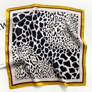 Yellow-border Animal Print