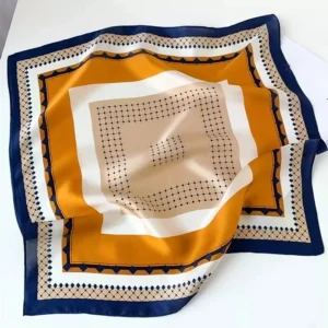 Gold-navy Geometric
