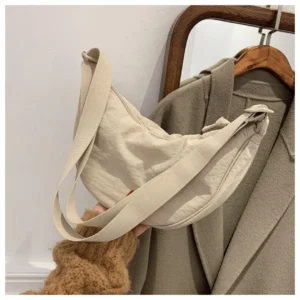 Crescent Crossbody Bag with Adjustable Strap
