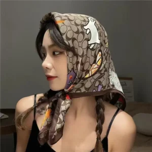 Women's Polyester Scarf – Floral Print