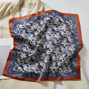Rust-border Paisley