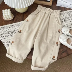 Girls' Cotton Trousers or Skirt