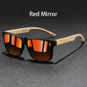 Black frame, red mirror lenses / إطار أسود وعدسات حمراء عاكسة
