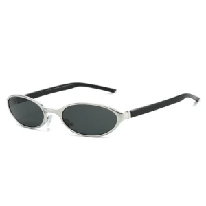 Small Oval Metal Sunglasses