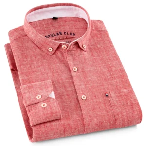 Men's Shirt – Long Sleeve, Button Front