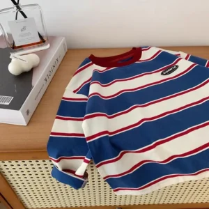 Boys' Shirt or T-Shirt – Long Sleeve, Striped