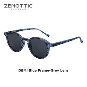 Blue mottled frame, grey lenses / إطار أزرق مرقط وعدسات رمادية