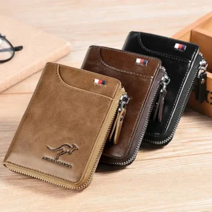 Men's Wallet – Zip Closure