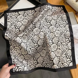 Black-cream Roses