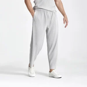 Men's Polyester Trousers – Pleated