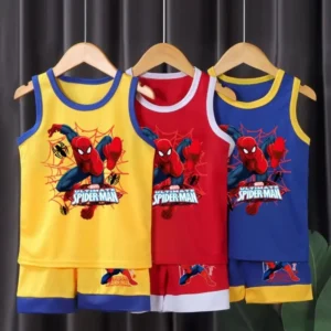 Boys' Polyester Matching Set – Sleeveless